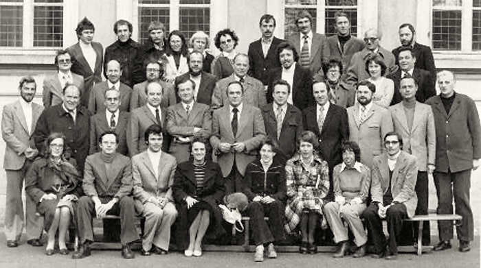 Bild des Kollegiums 1977